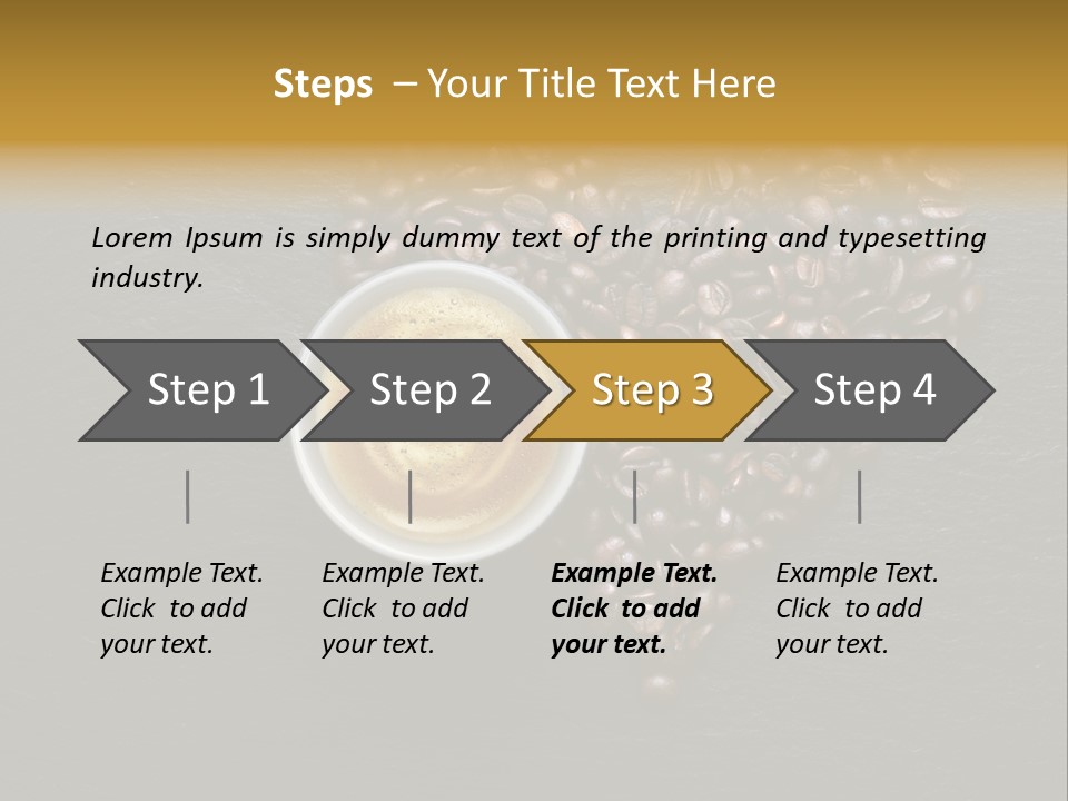 Matin Alimentation Mousse PowerPoint Template