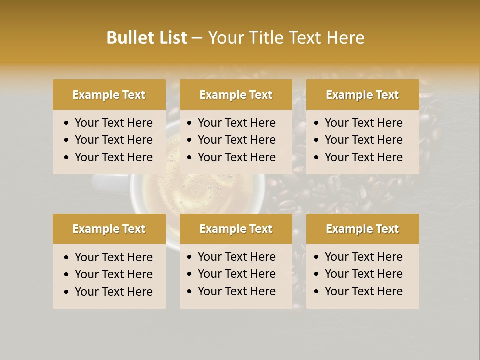 Matin Alimentation Mousse PowerPoint Template
