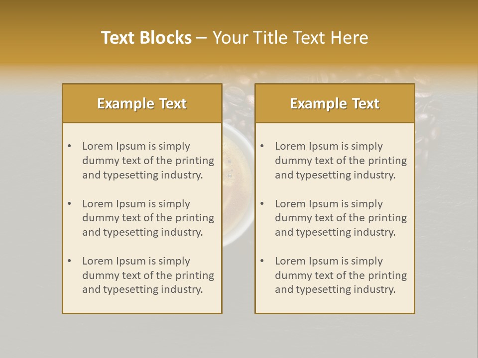 Matin Alimentation Mousse PowerPoint Template