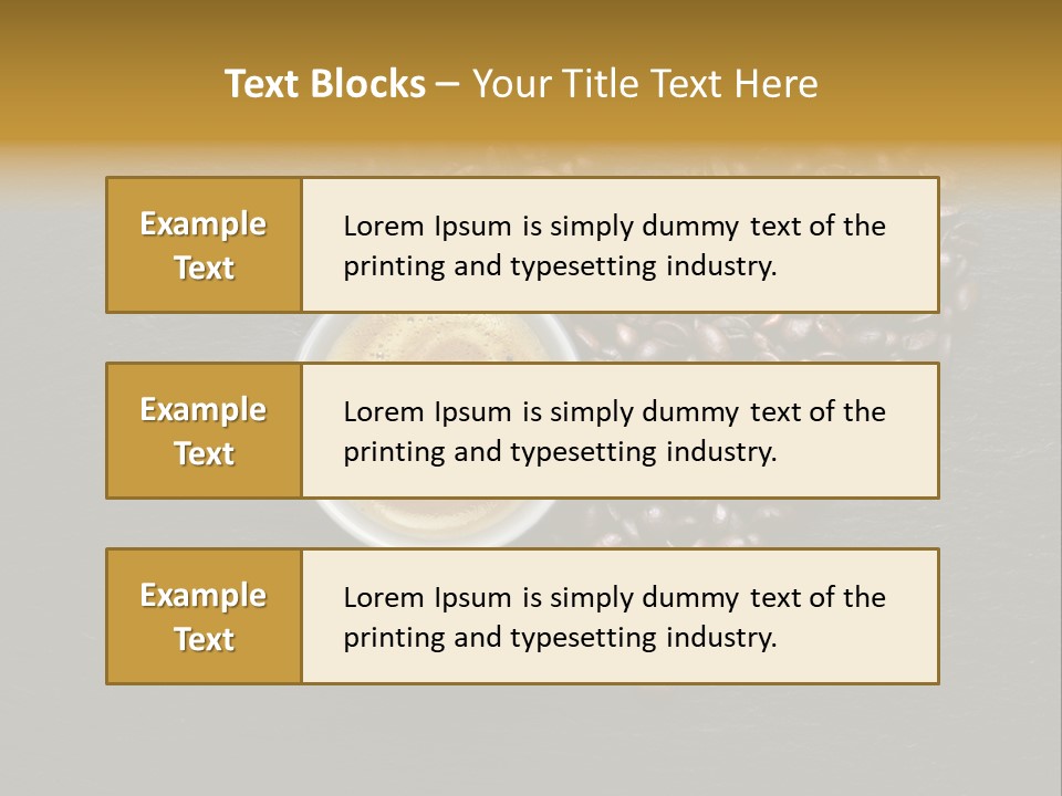 Matin Alimentation Mousse PowerPoint Template
