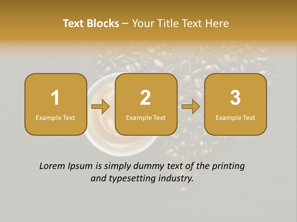 Matin Alimentation Mousse PowerPoint Template