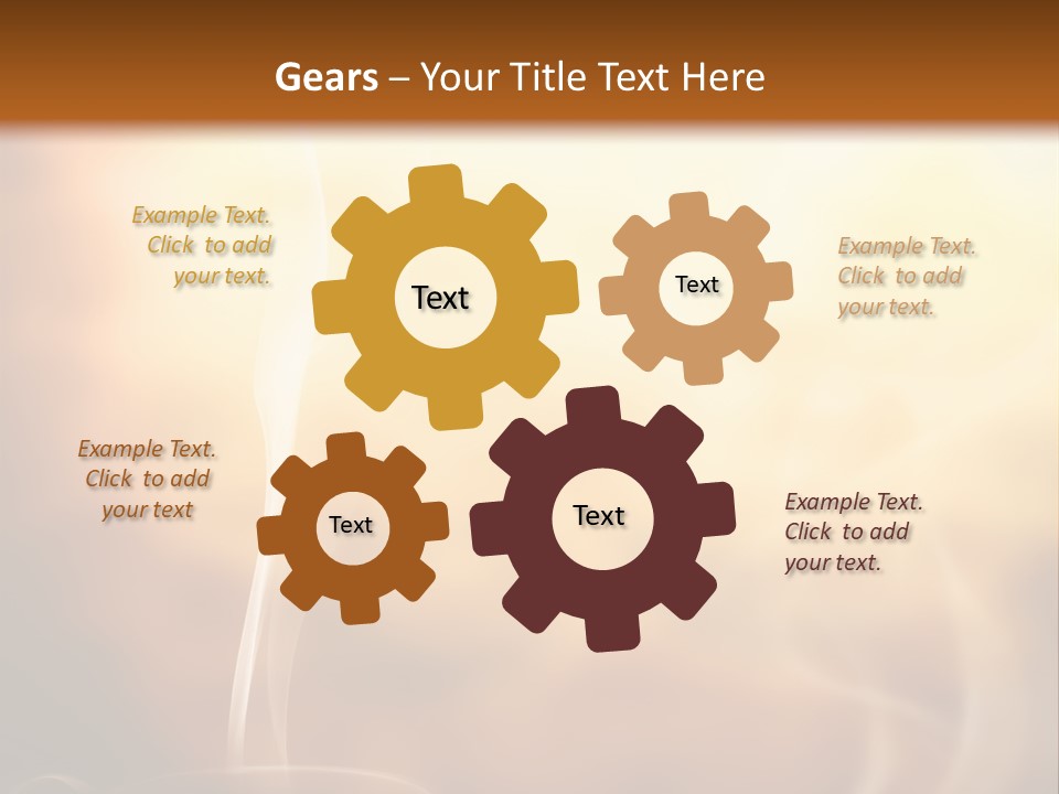 Smoke Hot Drinks Restarurant PowerPoint Template