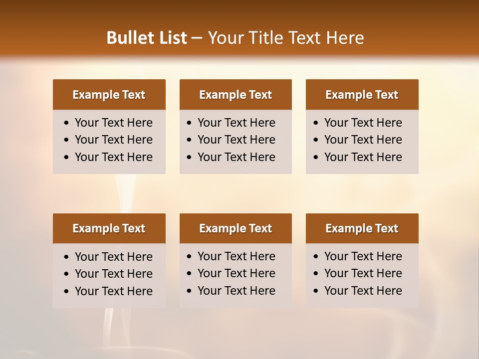 Smoke Hot Drinks Restarurant PowerPoint Template