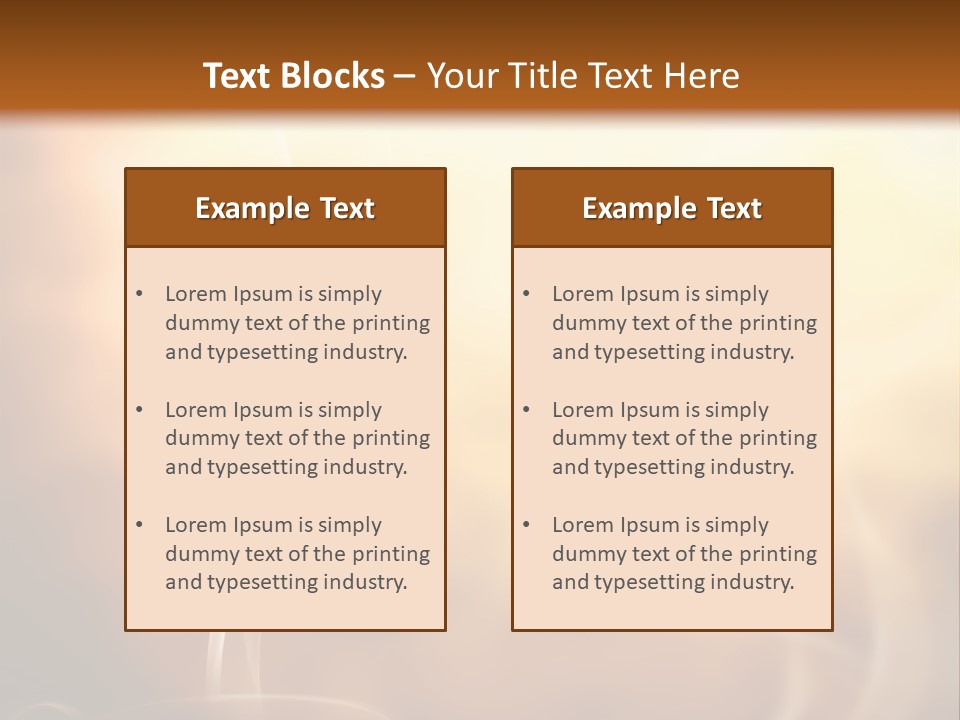 Smoke Hot Drinks Restarurant PowerPoint Template