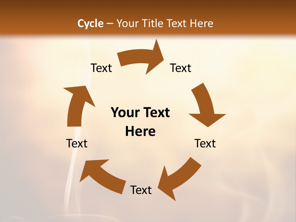 Smoke Hot Drinks Restarurant PowerPoint Template