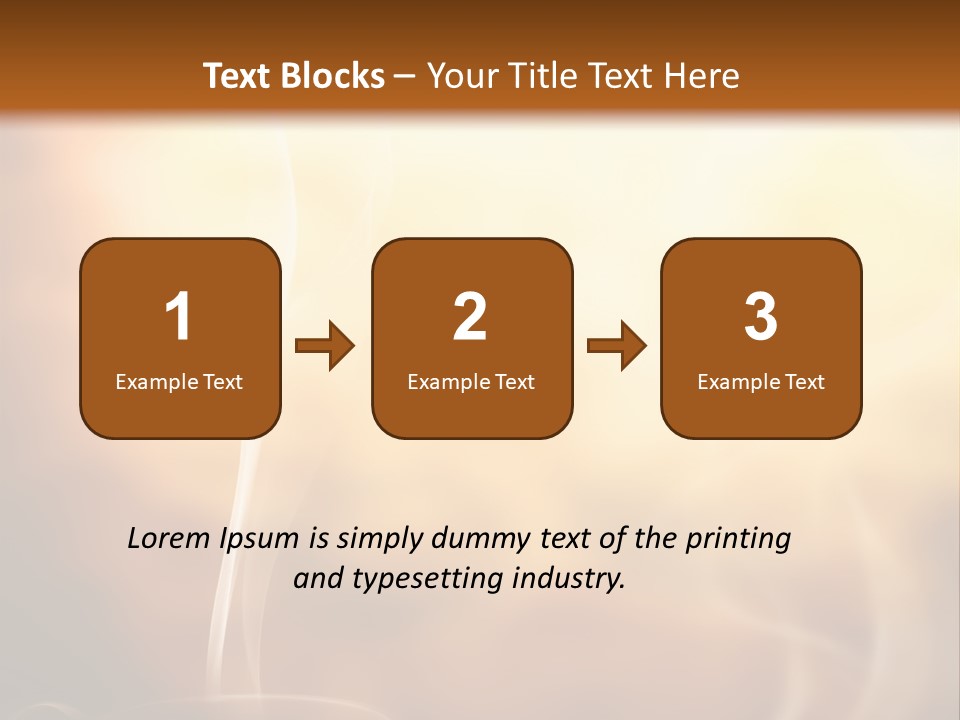Smoke Hot Drinks Restarurant PowerPoint Template