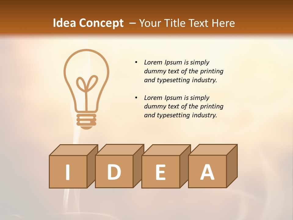 Smoke Hot Drinks Restarurant PowerPoint Template