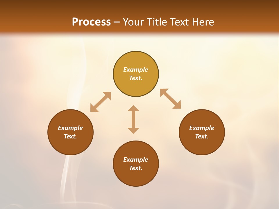 Smoke Hot Drinks Restarurant PowerPoint Template