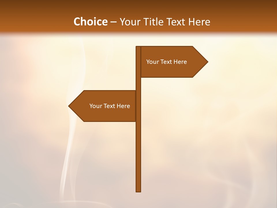 Smoke Hot Drinks Restarurant PowerPoint Template