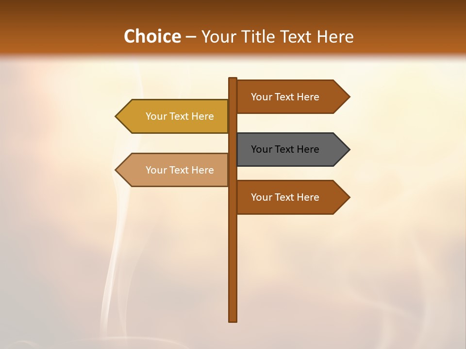Smoke Hot Drinks Restarurant PowerPoint Template