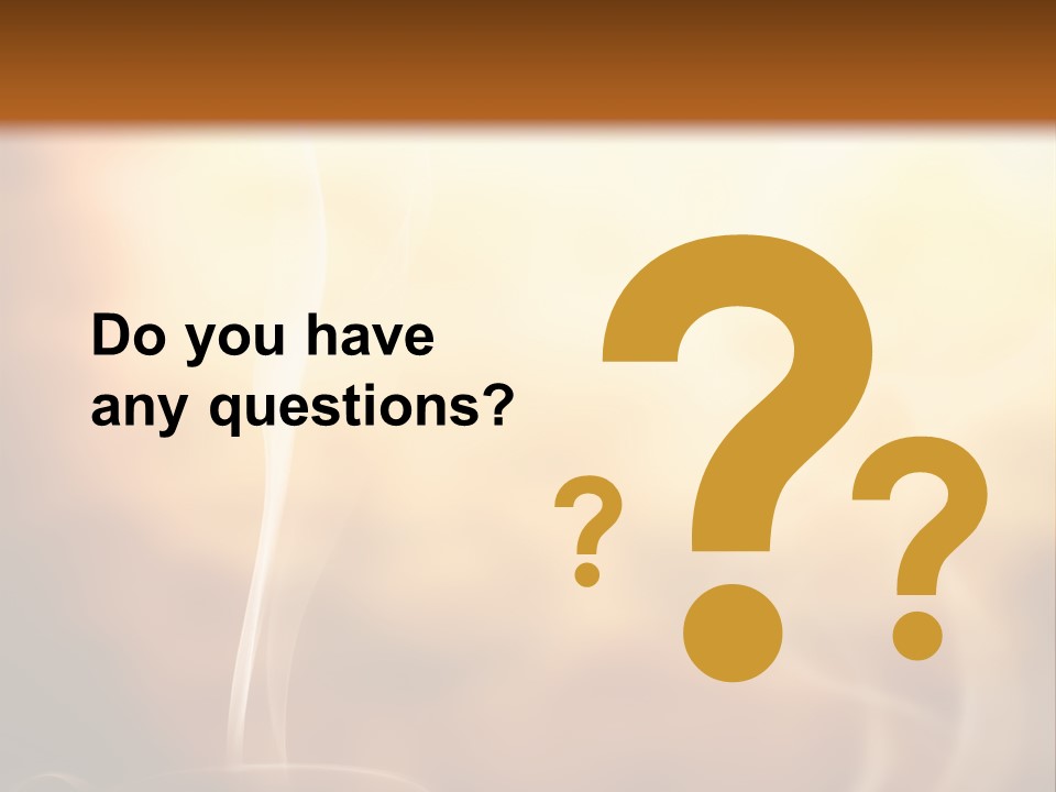 Smoke Hot Drinks Restarurant PowerPoint Template