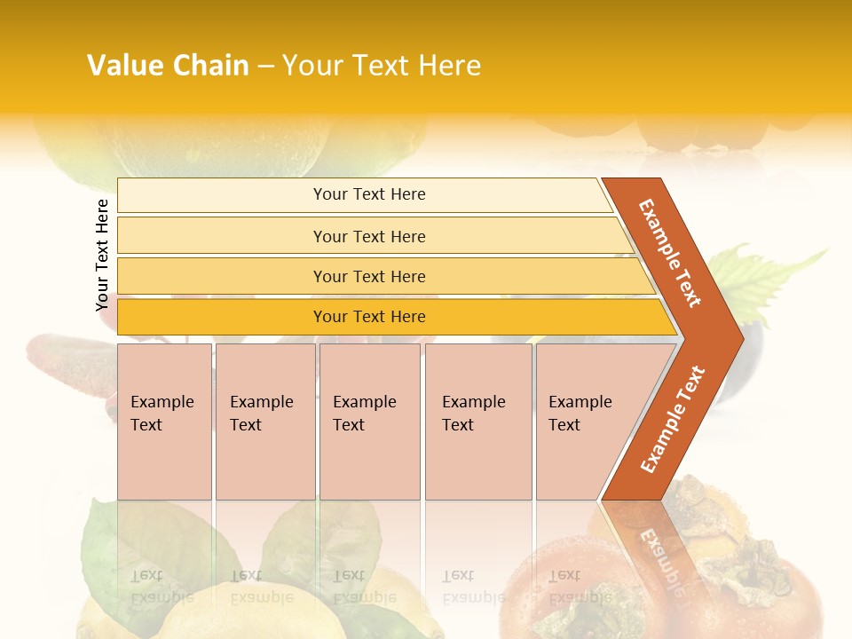 Isolated Juicy Lemon PowerPoint Template