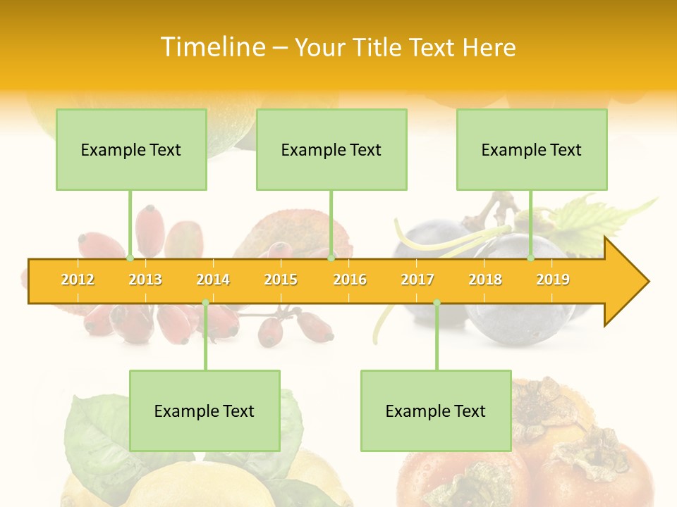Isolated Juicy Lemon PowerPoint Template