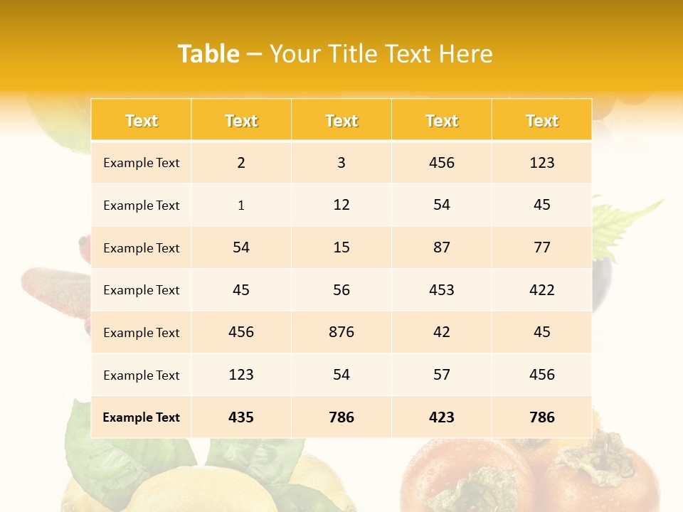 Isolated Juicy Lemon PowerPoint Template