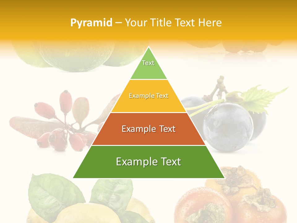 Isolated Juicy Lemon PowerPoint Template