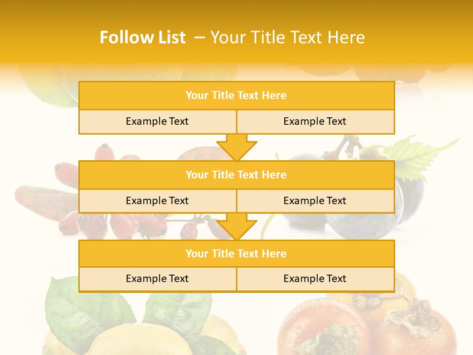 Isolated Juicy Lemon PowerPoint Template