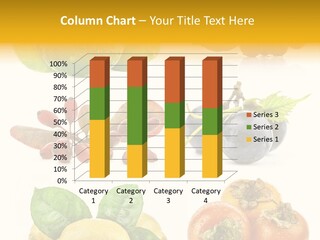 Isolated Juicy Lemon PowerPoint Template