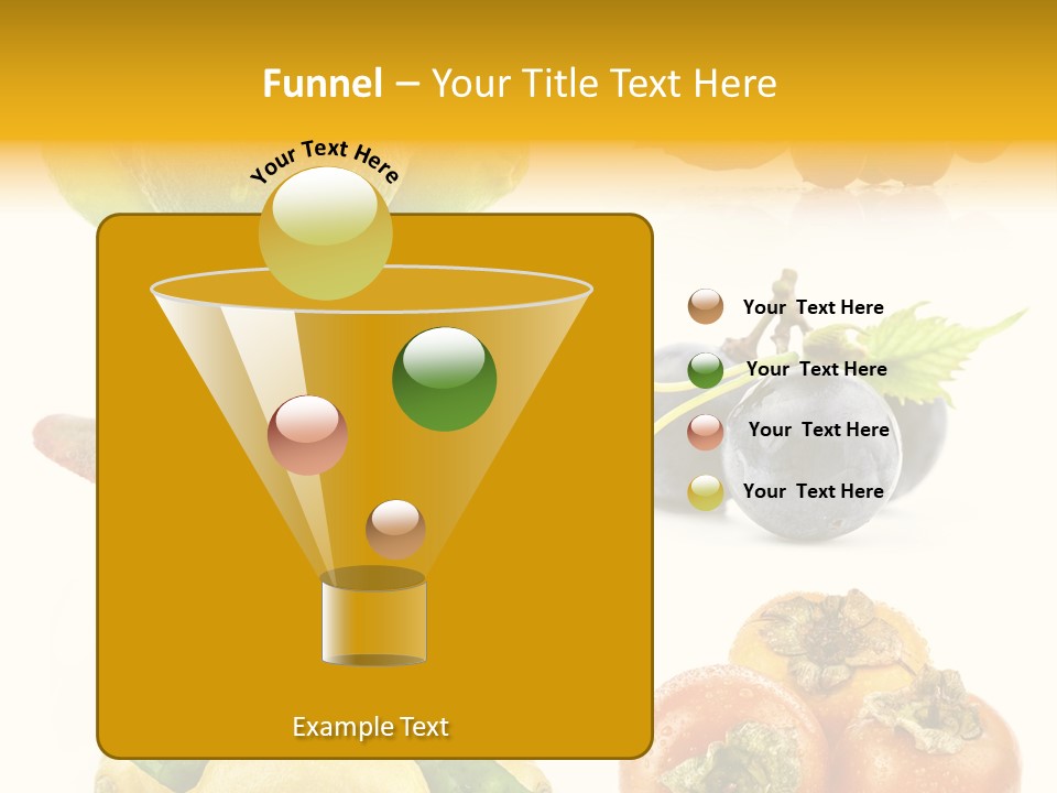 Isolated Juicy Lemon PowerPoint Template