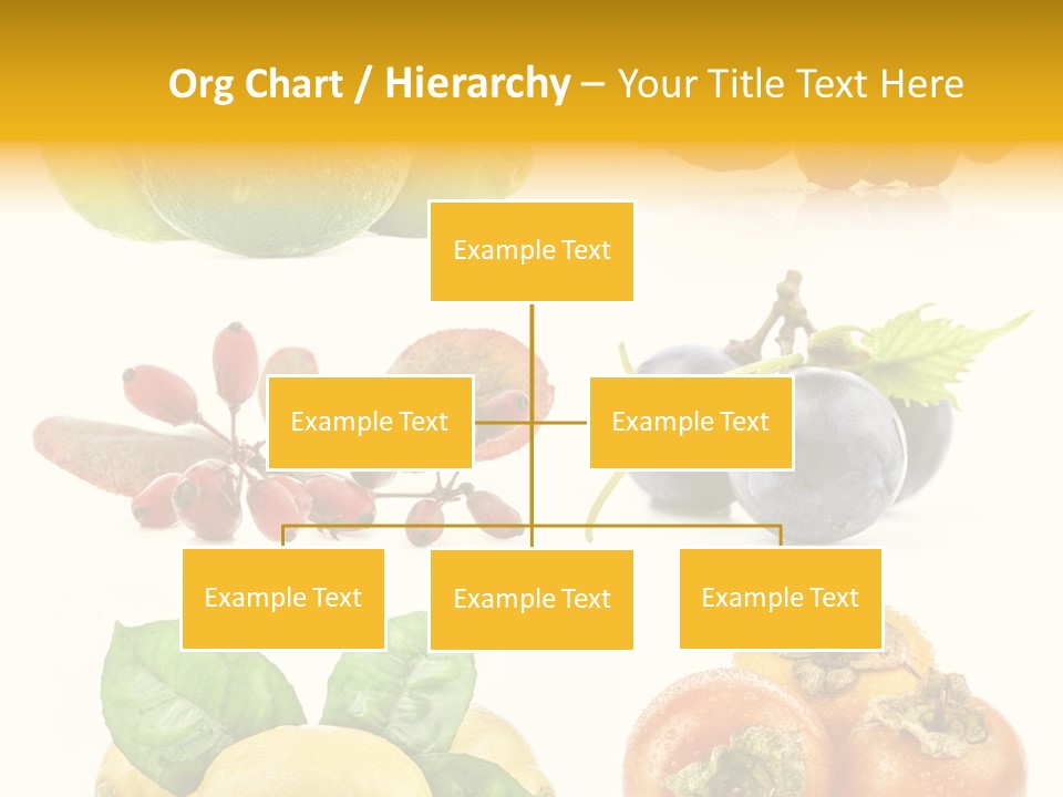 Isolated Juicy Lemon PowerPoint Template