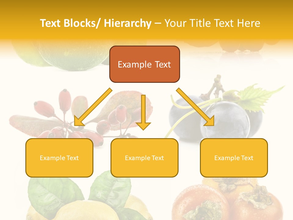 Isolated Juicy Lemon PowerPoint Template