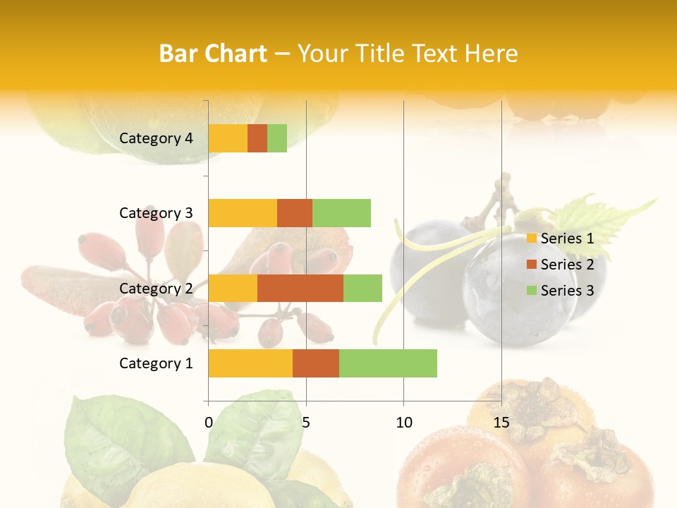 Isolated Juicy Lemon PowerPoint Template