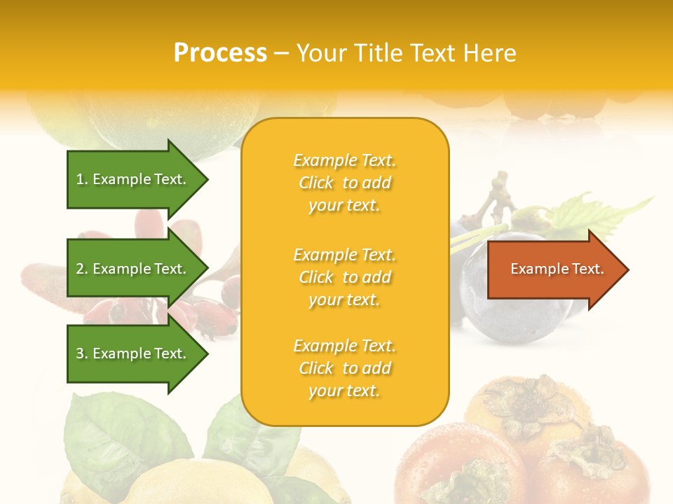 Isolated Juicy Lemon PowerPoint Template