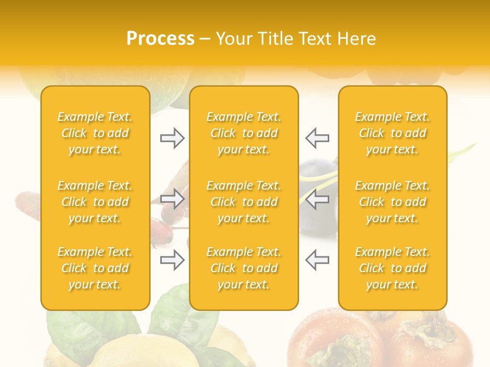 Isolated Juicy Lemon PowerPoint Template