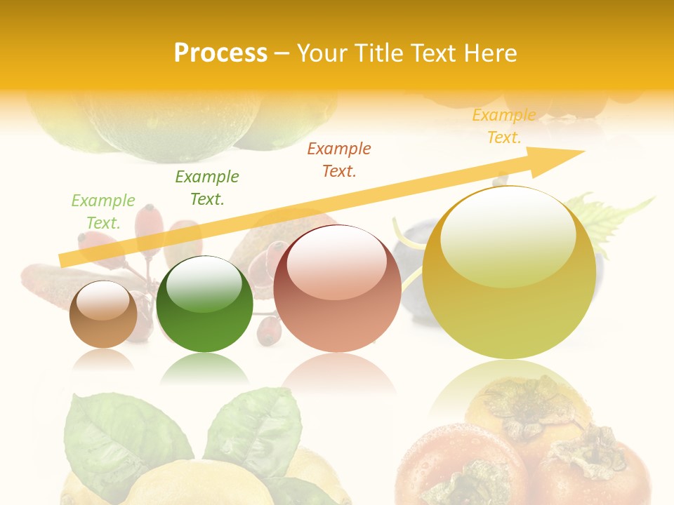Isolated Juicy Lemon PowerPoint Template