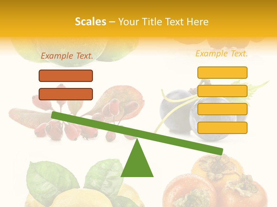 Isolated Juicy Lemon PowerPoint Template