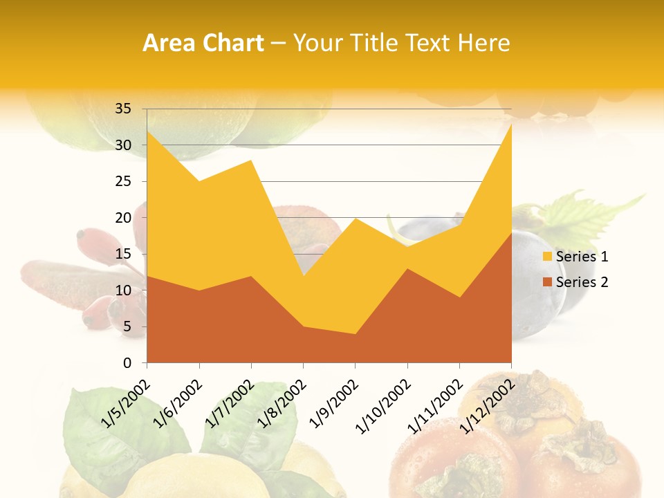 Isolated Juicy Lemon PowerPoint Template