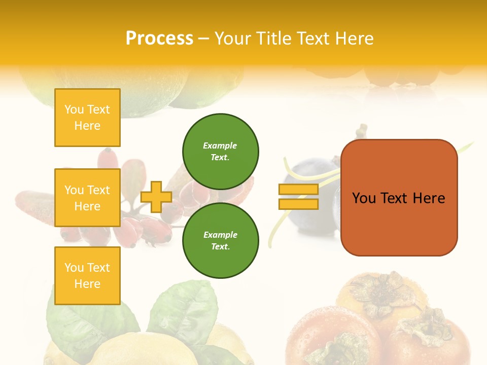 Isolated Juicy Lemon PowerPoint Template