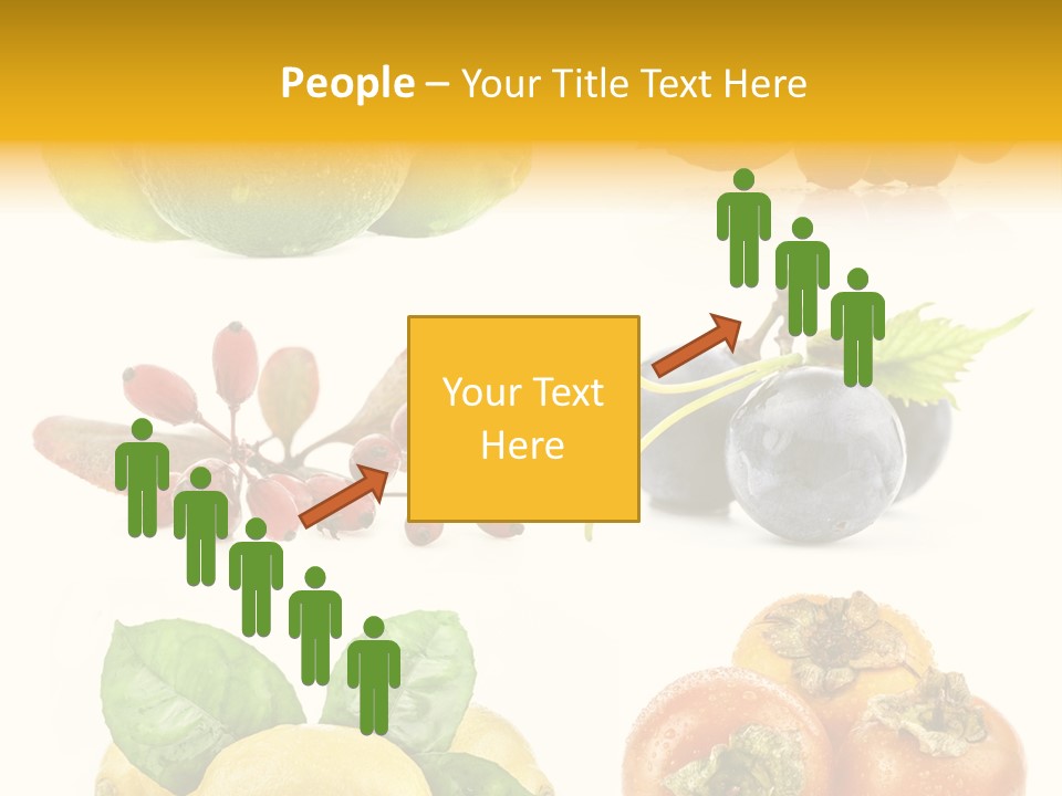 Isolated Juicy Lemon PowerPoint Template
