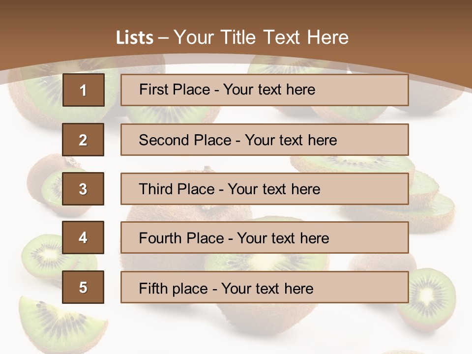 Collection Part White PowerPoint Template