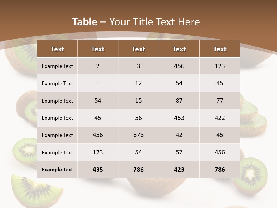 Collection Part White PowerPoint Template
