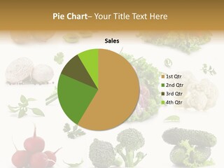 Pork Cauliflower Potatoes PowerPoint Template