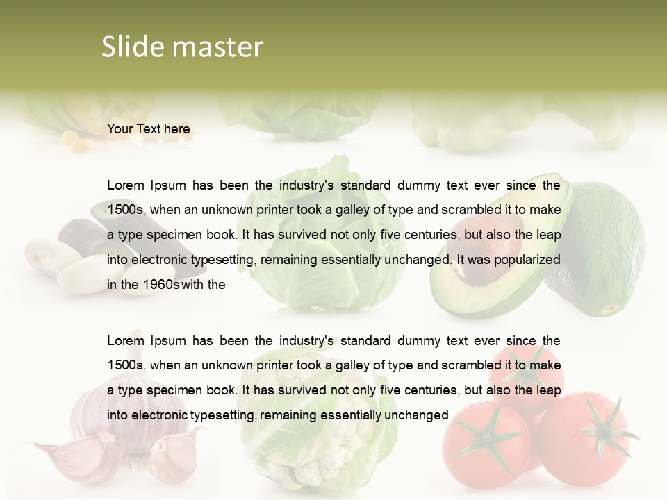 Yellow Isolate Tasty PowerPoint Template