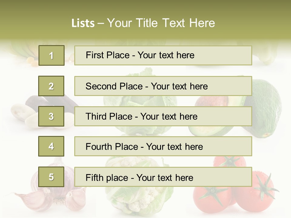 Yellow Isolate Tasty PowerPoint Template