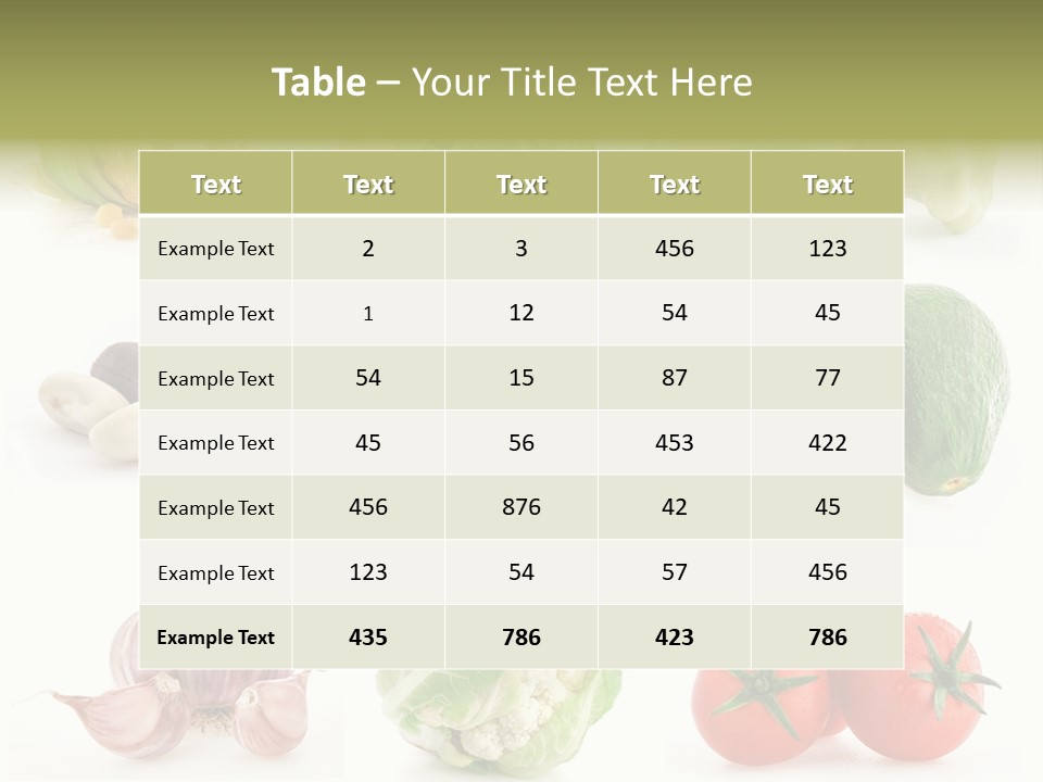 Yellow Isolate Tasty PowerPoint Template