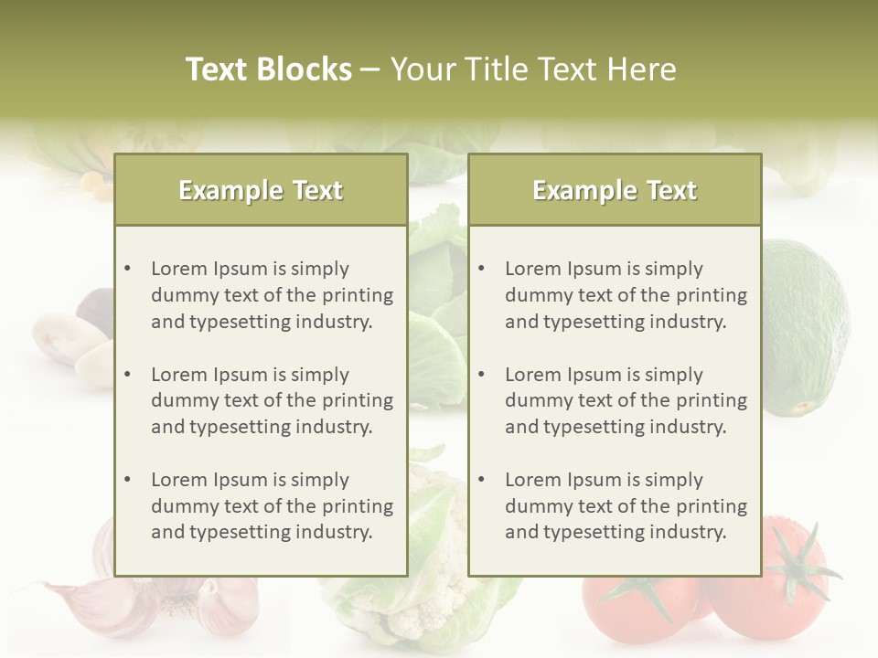 Yellow Isolate Tasty PowerPoint Template
