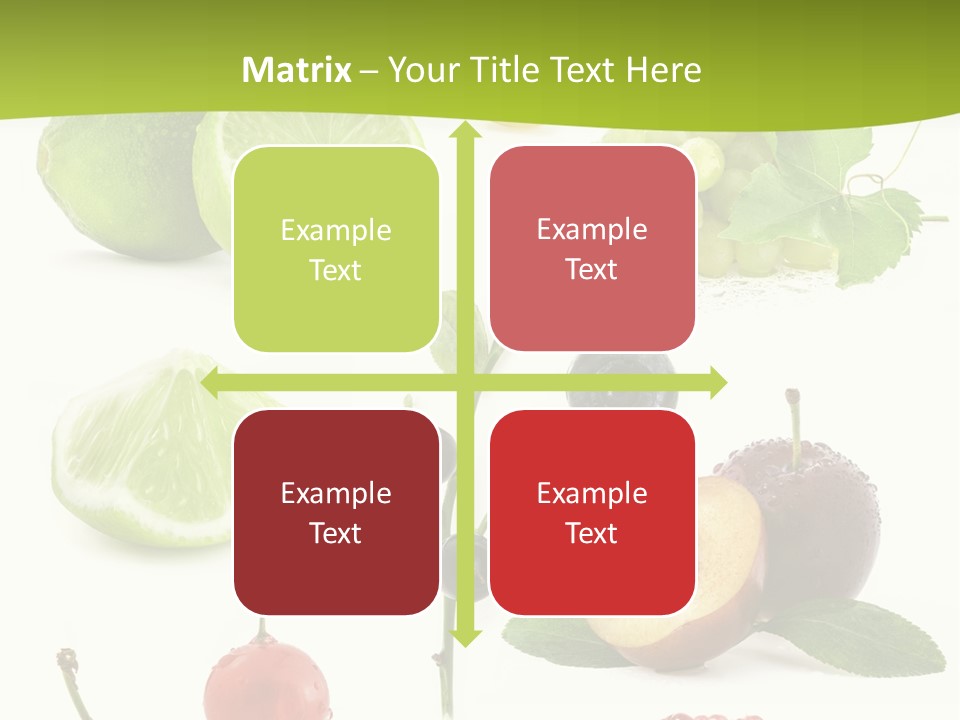 Raw Fruit Segment PowerPoint Template
