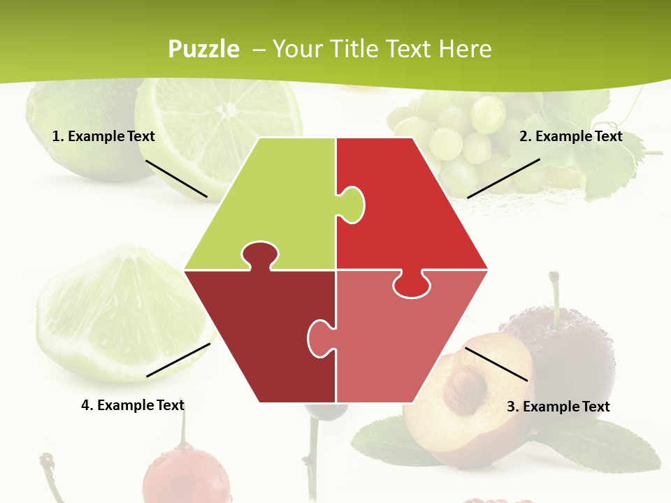 Raw Fruit Segment PowerPoint Template