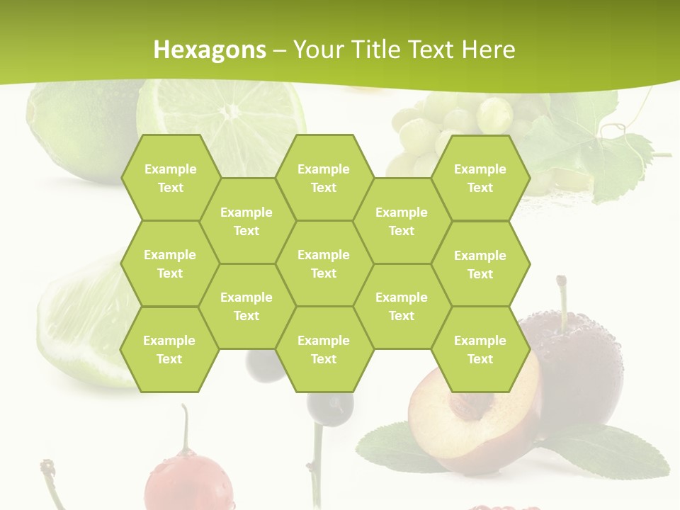 Raw Fruit Segment PowerPoint Template