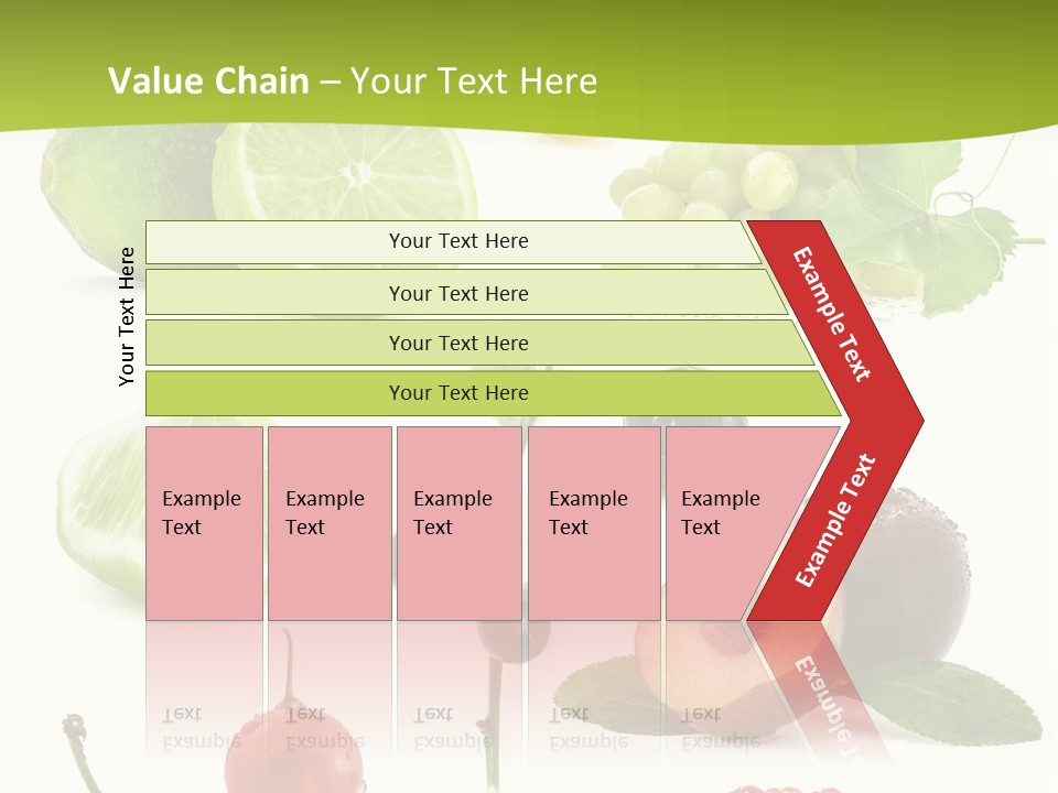 Raw Fruit Segment PowerPoint Template