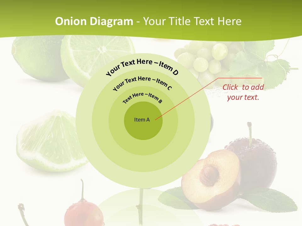 Raw Fruit Segment PowerPoint Template