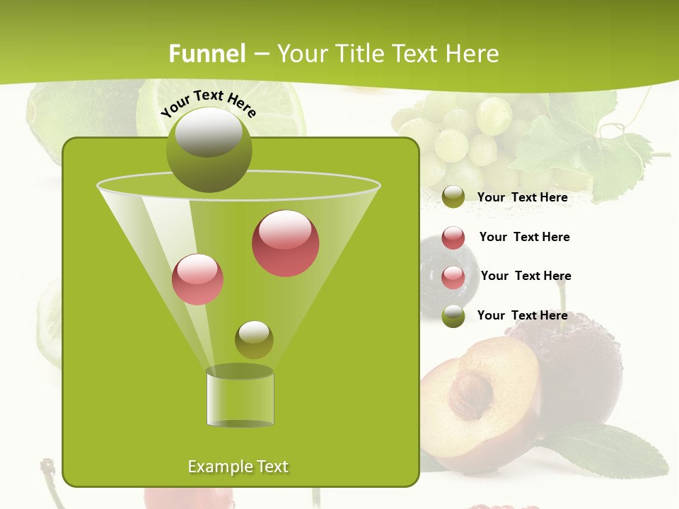 Raw Fruit Segment PowerPoint Template