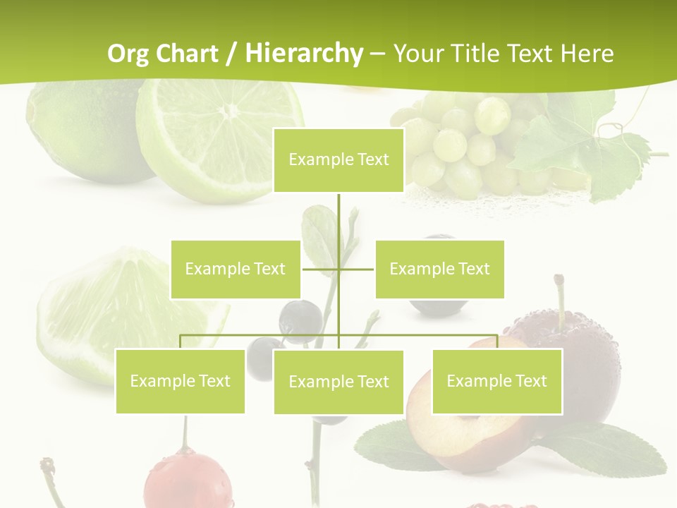 Raw Fruit Segment PowerPoint Template