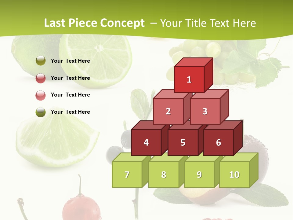 Raw Fruit Segment PowerPoint Template