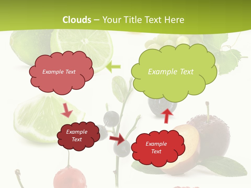 Raw Fruit Segment PowerPoint Template