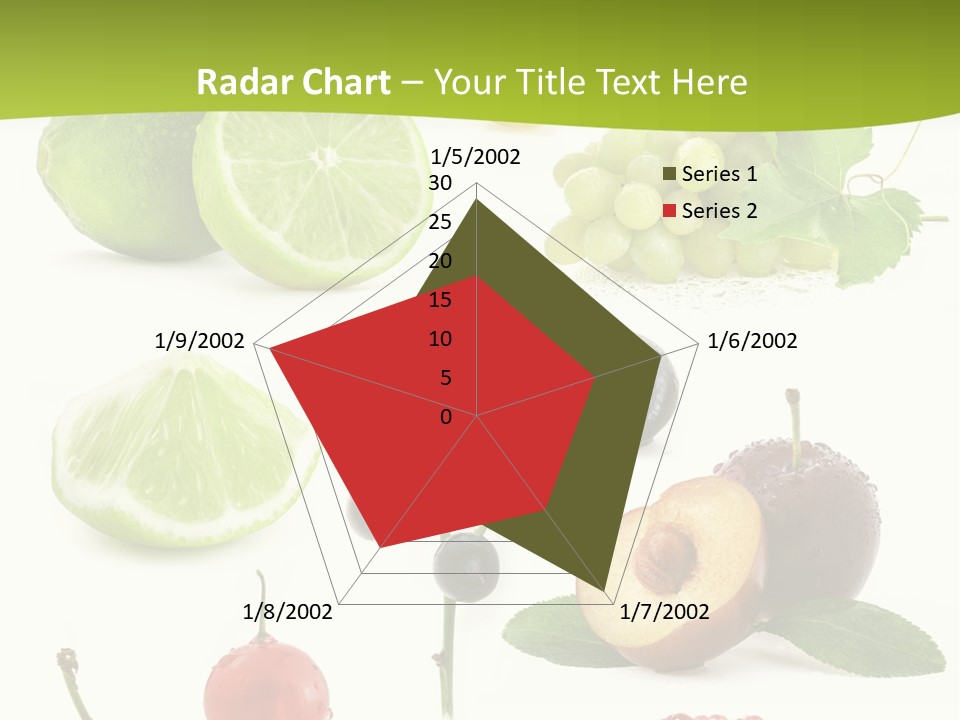 Raw Fruit Segment PowerPoint Template