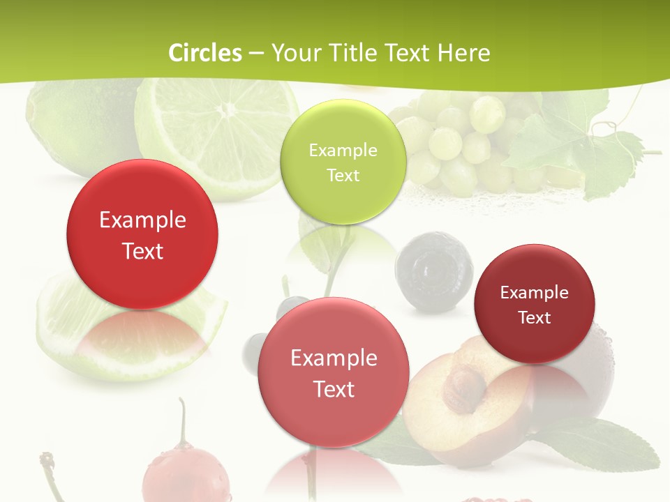 Raw Fruit Segment PowerPoint Template